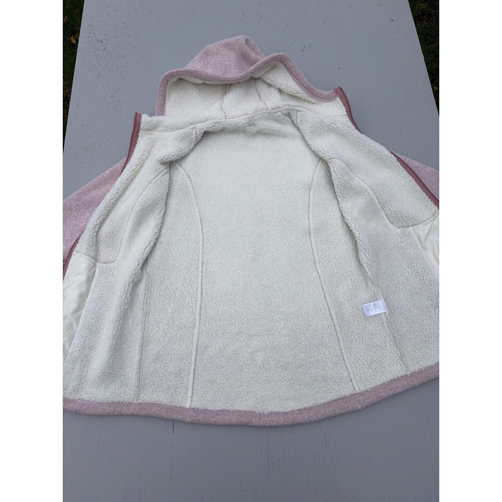 ZeroXposur Womens Pink Ash Sherpa Lined Full Zip Hoodie Jacket Small V92160 - Picture 8 of 10